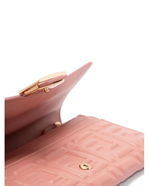 Fendi Pink Ff-Logo Quilted Mini Bag