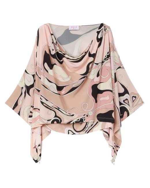 Emilio Pucci Natural Orchidee Top