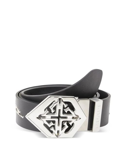 GUAPI White Flame-Print Belt for men