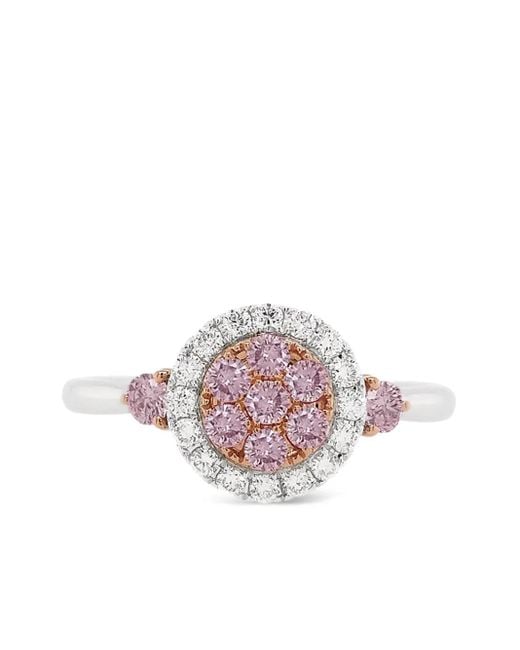 HYT Jewelry Pink 18K Diamond Engagement Ring