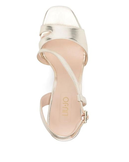 Liu Jo White Sandalen mit Logo-Prägung 90mm