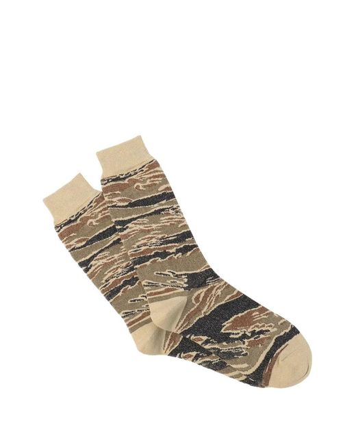 Anonymous Ism Natural Camo Crew Socks