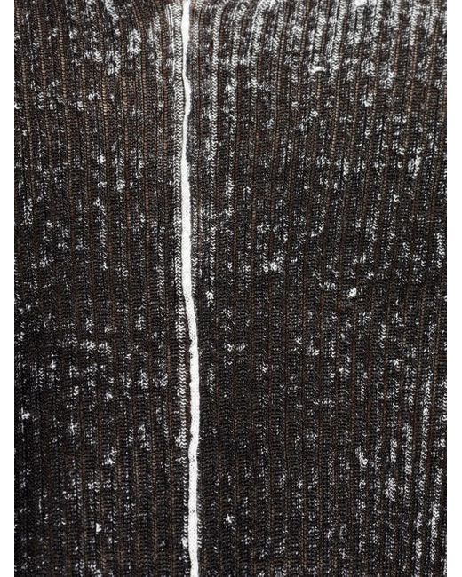 Pull Nervuré Robbel À Col V DIESEL pour homme en coloris Black