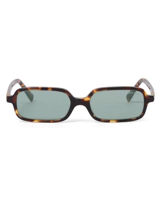 Miu Miu Brown Regard Sunglasses