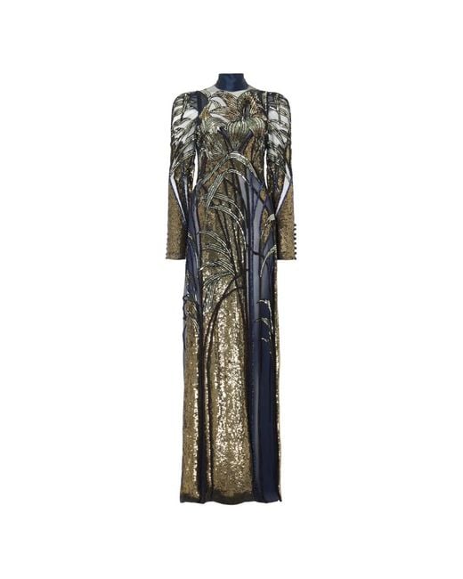 Temperley London White Marianna Sequin-Embellished Dress