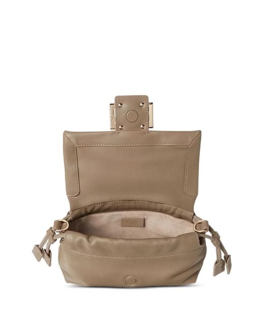 Fendi Metallic Baguette Soft Small Nappa Leather Mini-Bag
