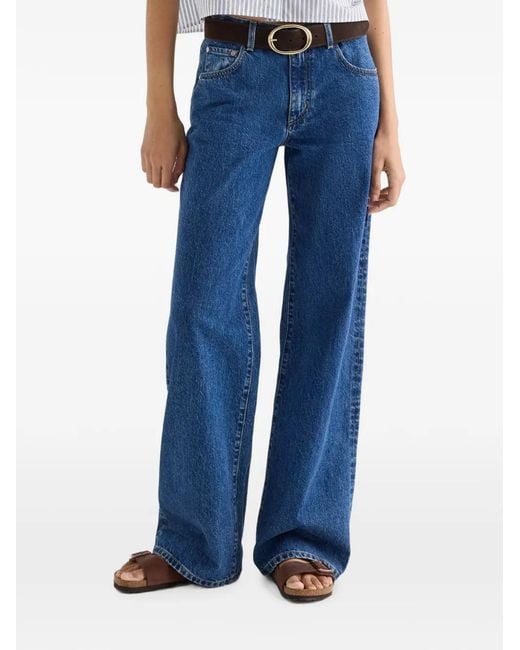Twp Blue Belt-Loops Jeans