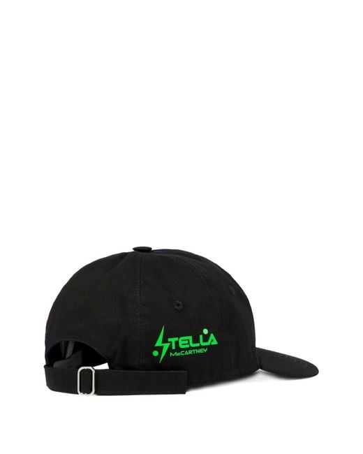 Stella McCartney Green Cotton Baseball Cap