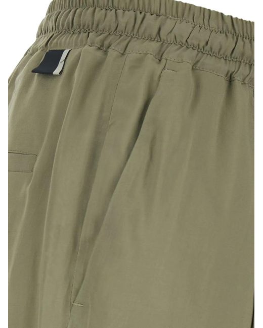 Low Brand Green Drawstring Shorts for men