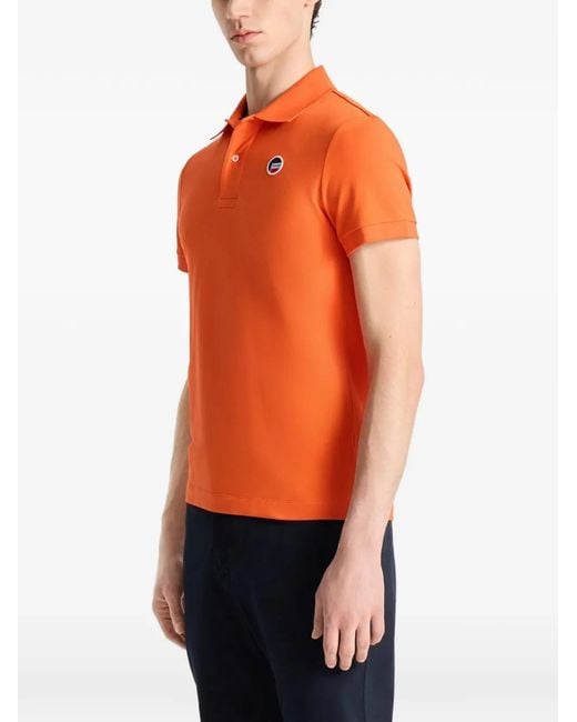 Fusalp Orange Elbin Piqué Polo Shirt for men