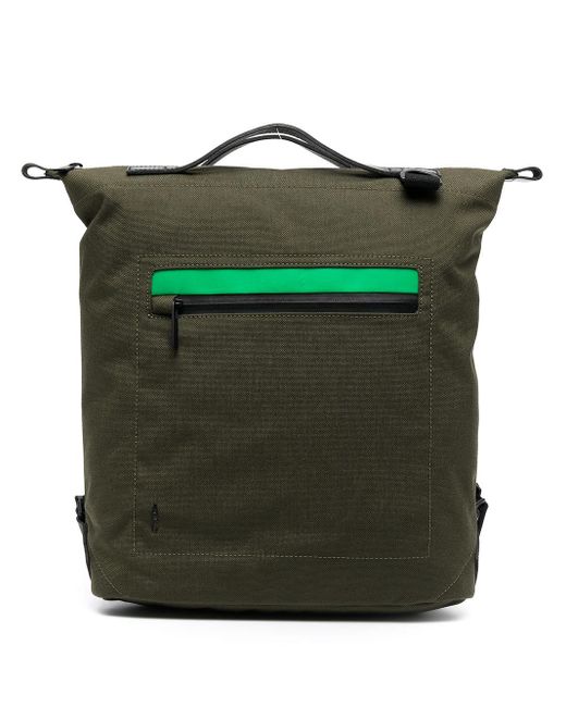 Ally Capellino Green Front-pocket Backpack