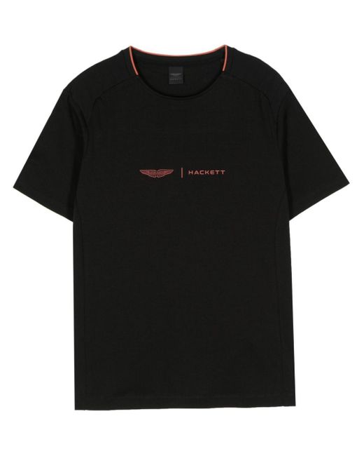 Hackett Black Aston Martin Logo Shirt for men