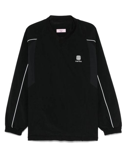 Martine Rose Black Sports Sweatshirt for men