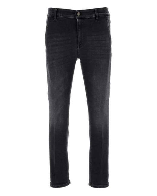 メンズ PT Torino ロゴパッチ ジーンズ Blue