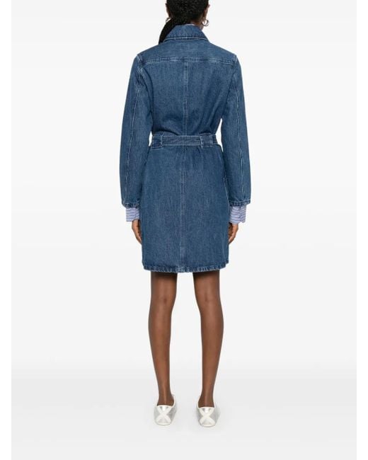 A.P.C. Blue Denim Dress