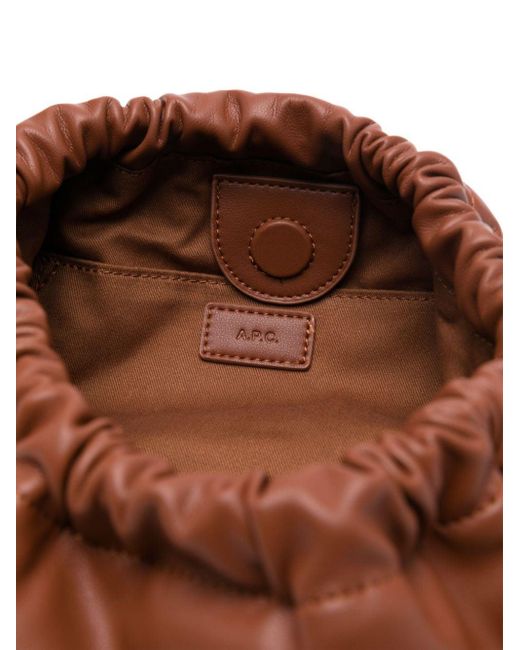 Borsa a spalla di A.P.C. in Brown