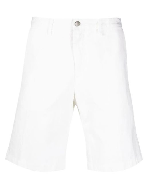 Massimo Alba White Knee-Length Shorts for men