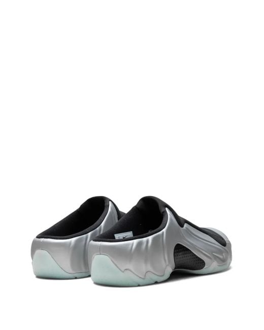 Nike Gray Clogposite Chrome Molded Foam Mules for men