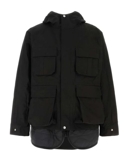 Sacai Black Ripstop Jacket for men