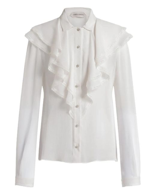 Alberta Ferretti White Shirts