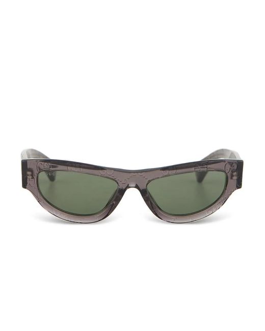 Gucci Gray Cat-Eye Sunglasses
