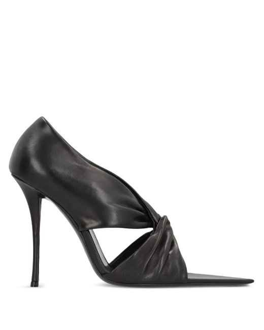 High Heel Sandals Saint Laurent de color Black