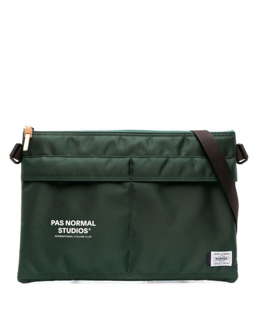 Pas Normal Studios Green Xporter Musette Bag for men