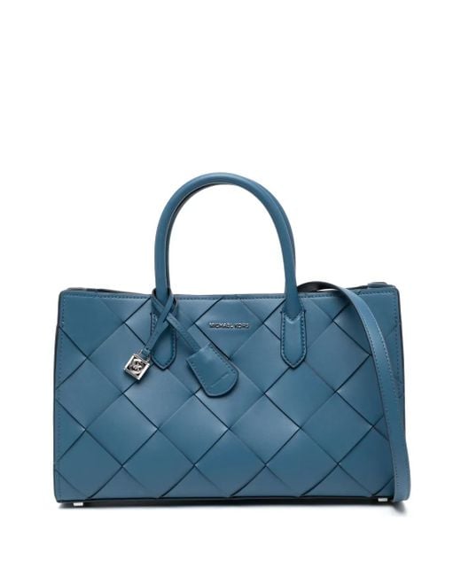 Michael Kors Blue Medium Scarlett Satchel