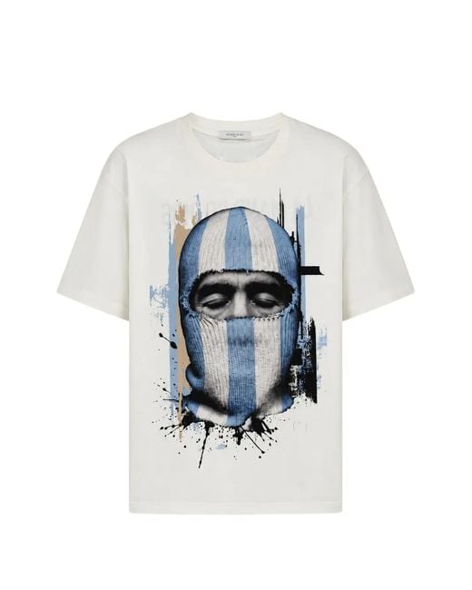 Ih Nom Uh Nit White La Mano De Dios Graphic-Print T-Shirt for men