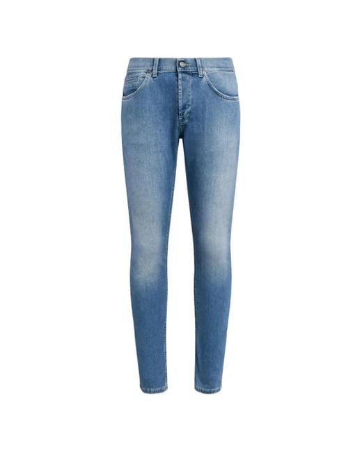 Dondup Blue Slim-Fit Jeans for men