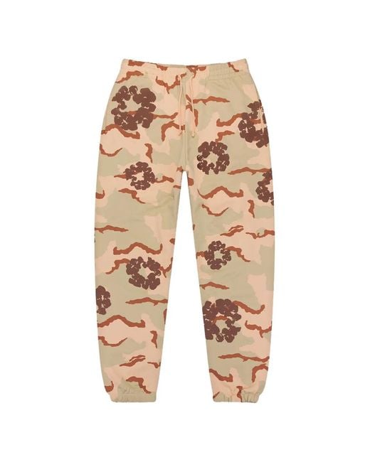 DENIM TEARS Natural Camo Wreath Track Pants for men