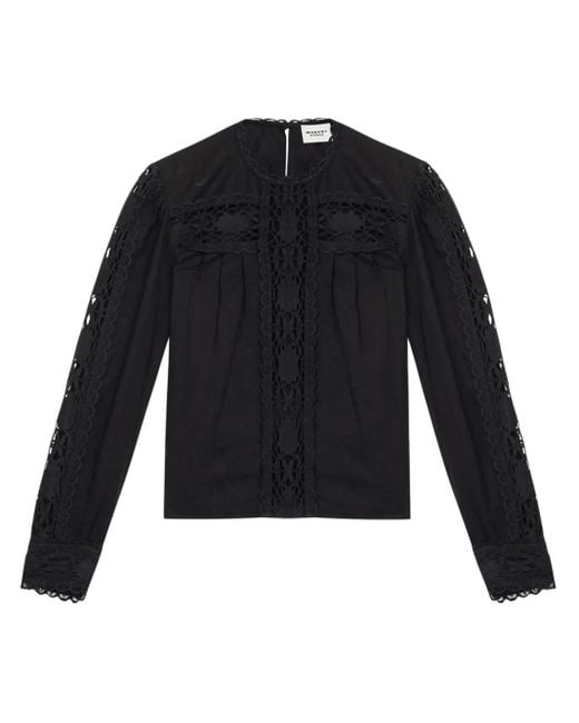 Isabel Marant Blue Valmira Top