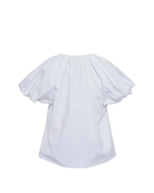 N°21 White Front Bow Detail Blouse
