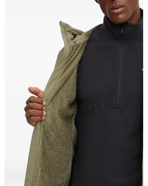 MONTANÉ Green Hooded Zip-Up Jacket for men
