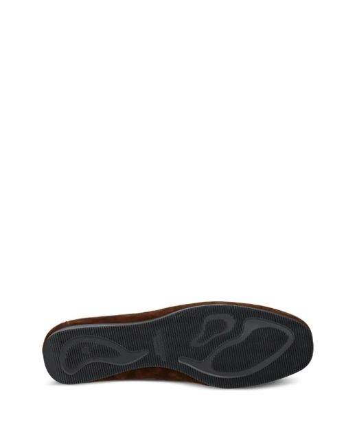 Vagabond Brown Hillary Lace-Up Suede Boat Shoes