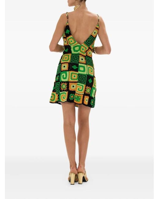 Vestido corto Good Vibes Generation Camilla de color Green