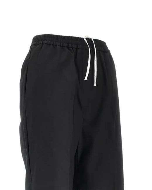 Weekend by Maxmara Black Drawstring Trousers
