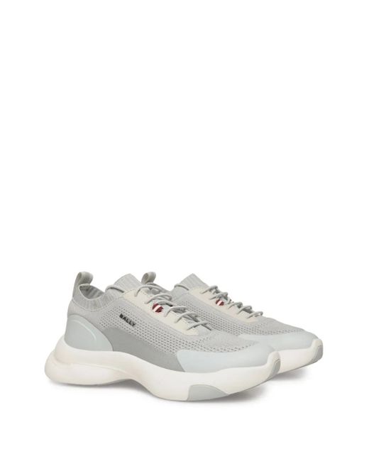 Bally White Dune Sneakers