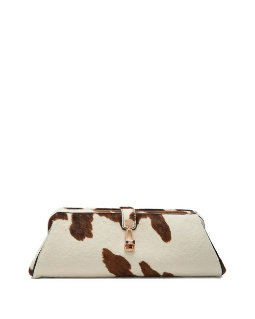 Gabriela Hearst Natural Paola Clutch Bag