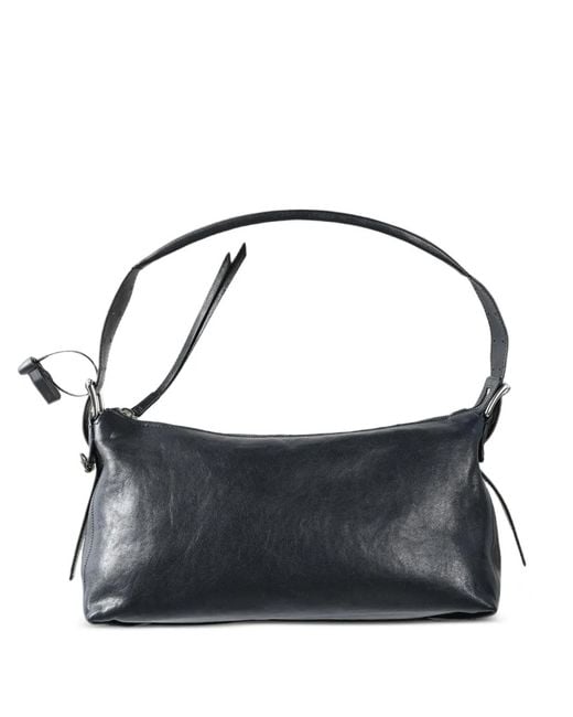 Lemaire Blue Belted Elongated Shoulder Bag