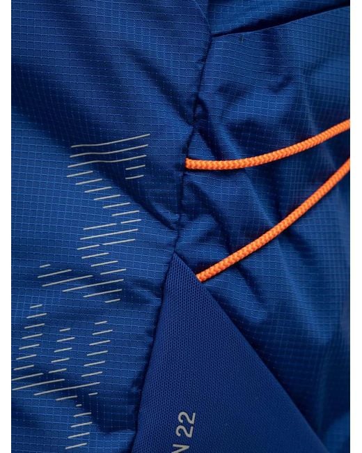 Salewa Blue Chest-Strap Backpack