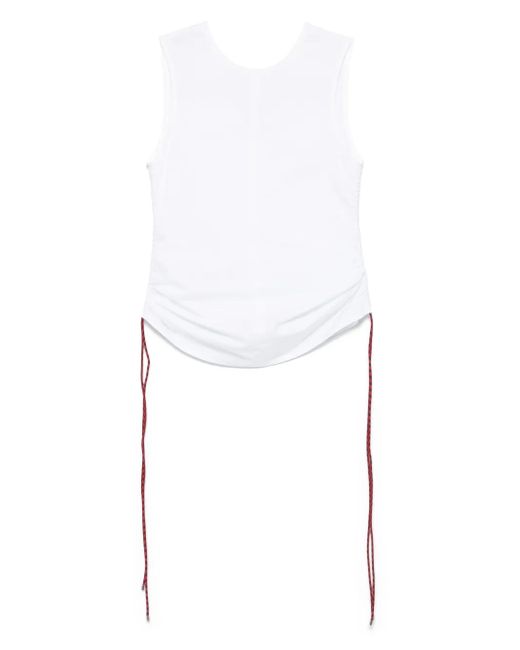 Plan C ポプリン タンクトップ White