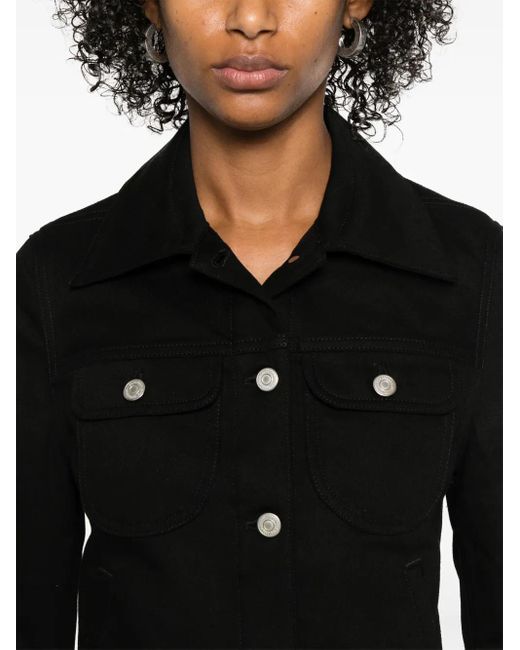 Courreges Trucker ジャケット Black