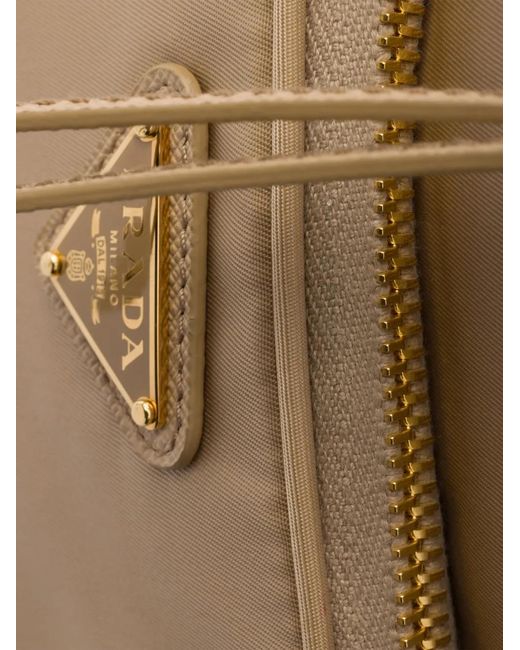 Prada Natural Duet Re-Nylon Bucket Bag