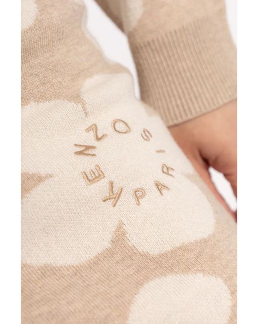 KENZO Intarsia Rok in het Natural