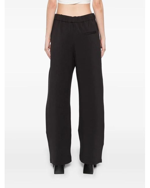JNBY Gray Patchwork Straight Trousers