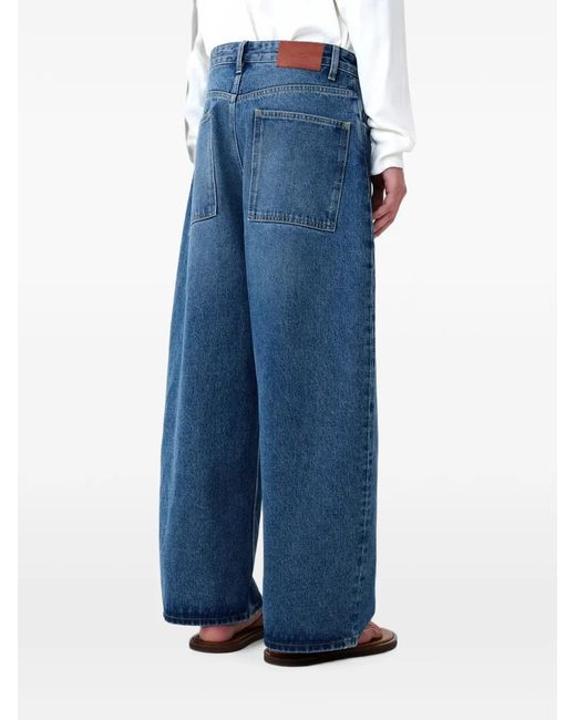 Studio Nicholson Blue Paolo Tapered Jeans for men