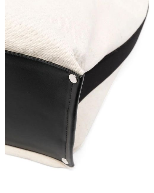 Jil Sander White Tape Medium Tote Bag for men