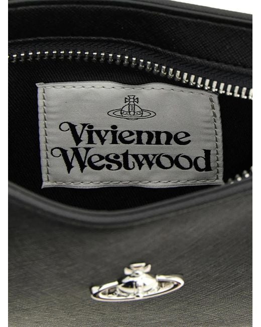 Vivienne Westwood White Tasha Logo-Detail Shoulder Bag