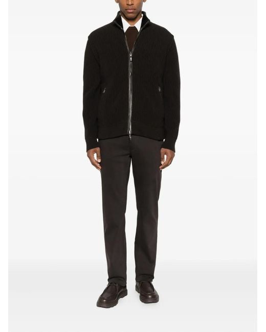 Brioni Black Five-Pockets Trousers for men